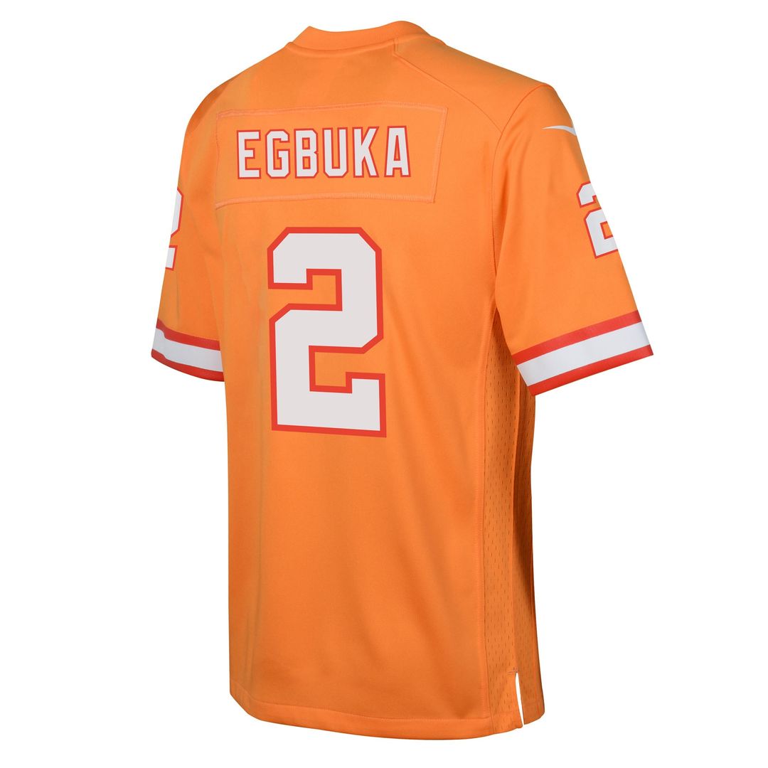 Emeka Egbuka Tampa Bay Buccaneers Nike Youth White Game Jersey - White