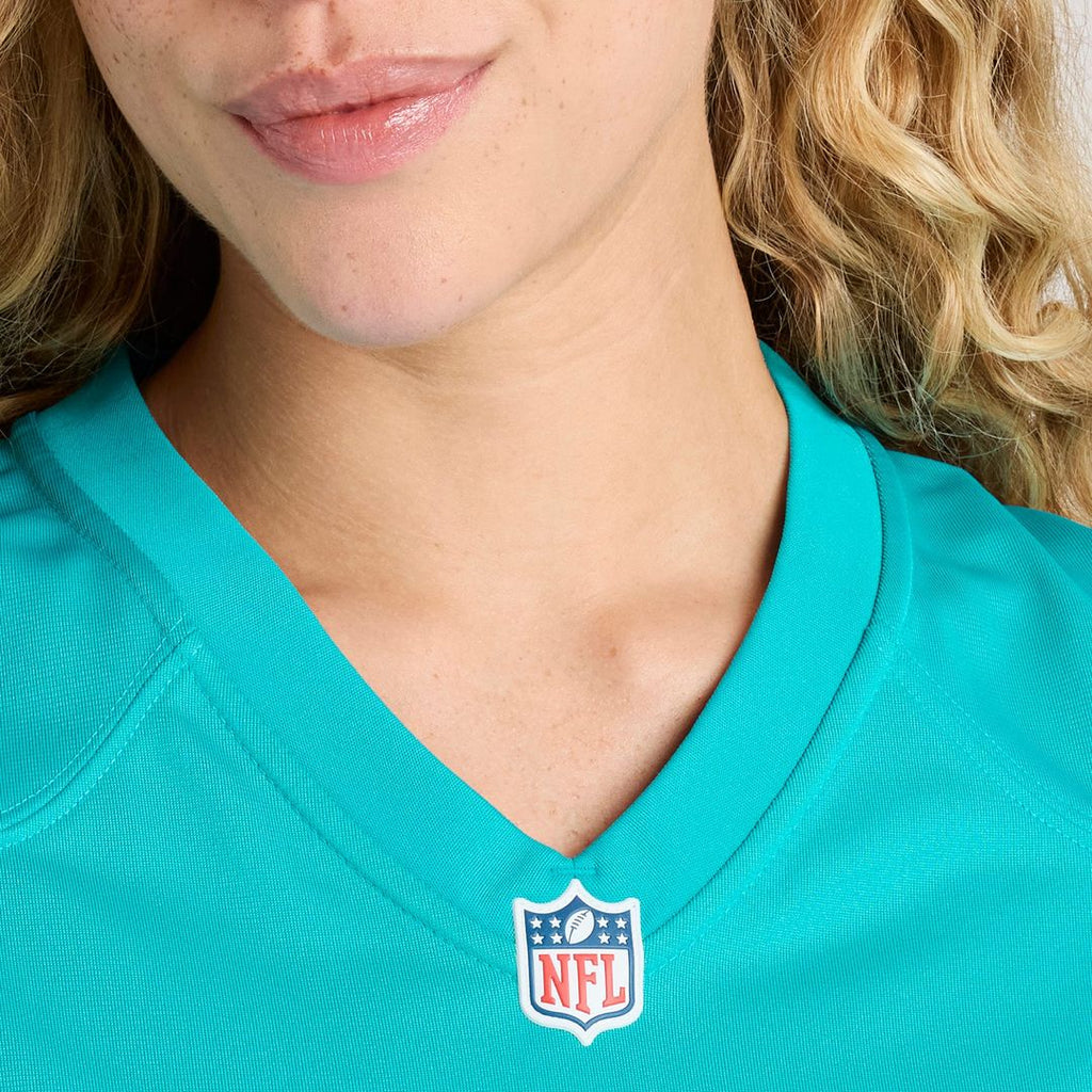 Jaylen Wright Miami Dolphins Nike Women's  Game Jersey -  Aqua