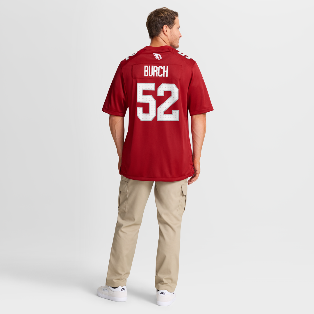 Jordan Burch Arizona Cardinals Nike Team Game Jersey -  Cardinal