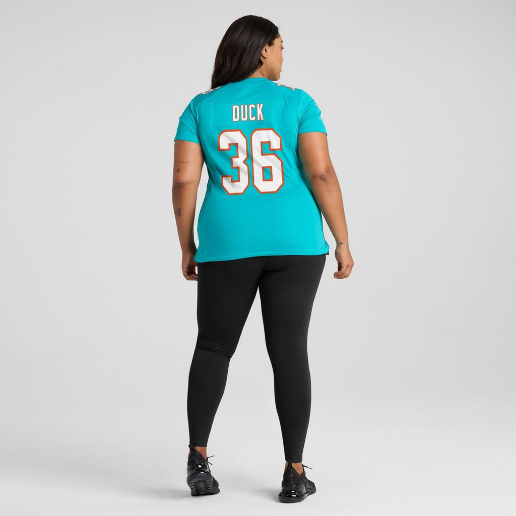 Storm Duck Miami Dolphins Nike Women's  Game Jersey -  Aqua