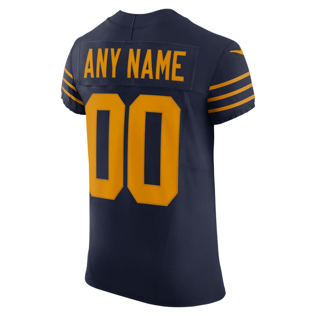 Green Bay Packers Nike Alternate Vapor F.U.S.E. Elite Custom Jersey - Navy