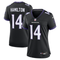 Kyle Hamilton Baltimore Ravens Nike Women's Alternate Game Jersey - Black