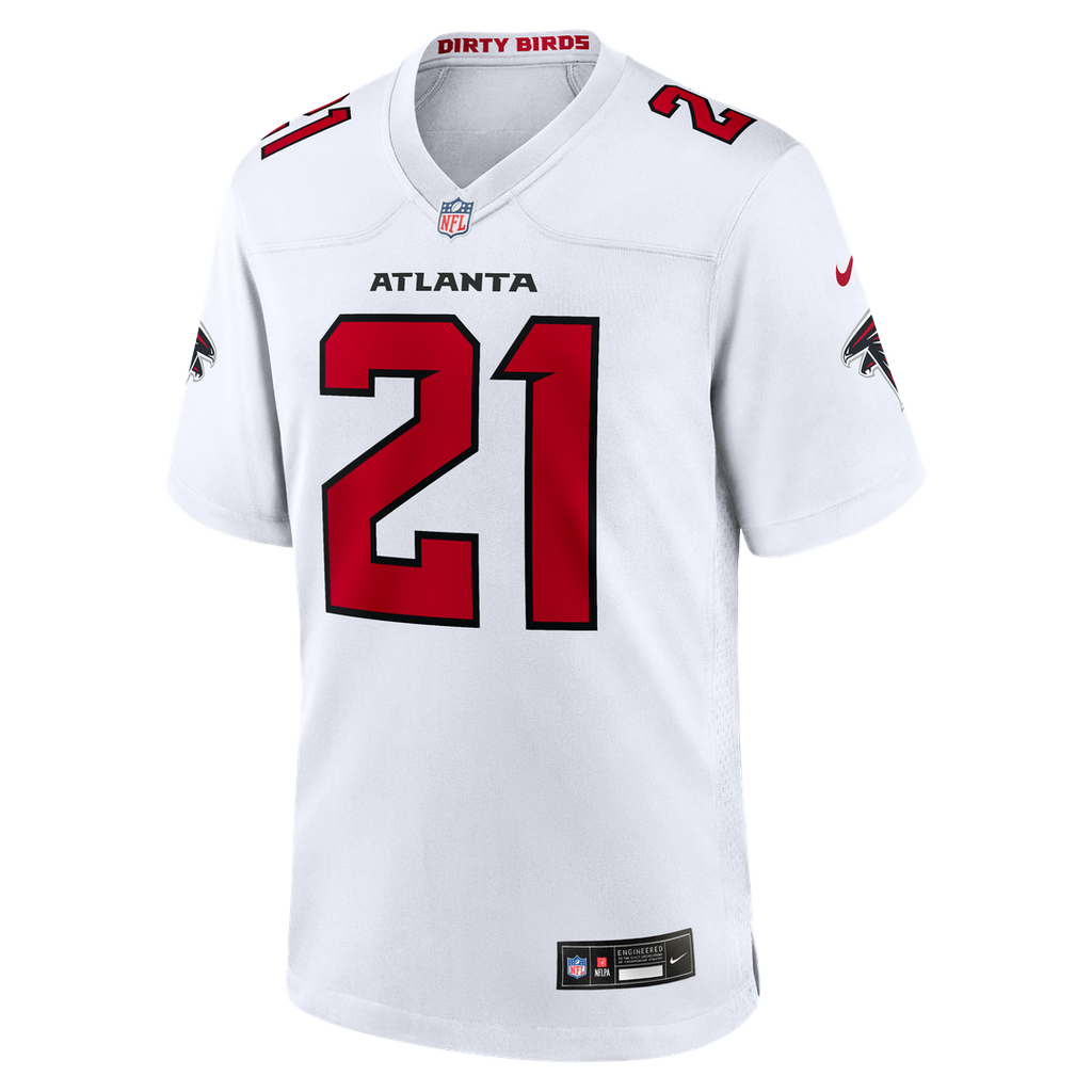 Deion Sanders Atlanta Falcons Nike Retired Player Game Jersey - Red