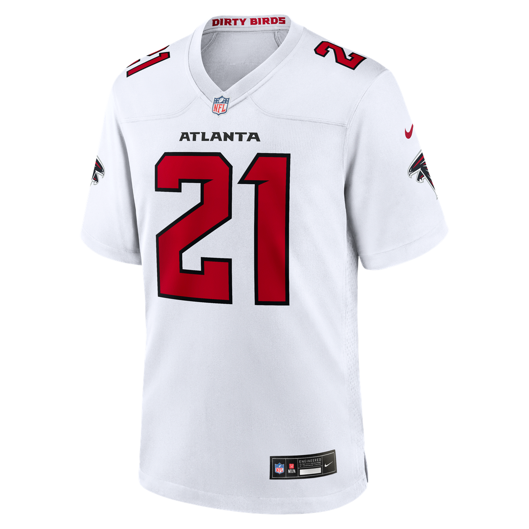 Deion Sanders Atlanta Falcons Nike Retired Player Game Jersey - Red