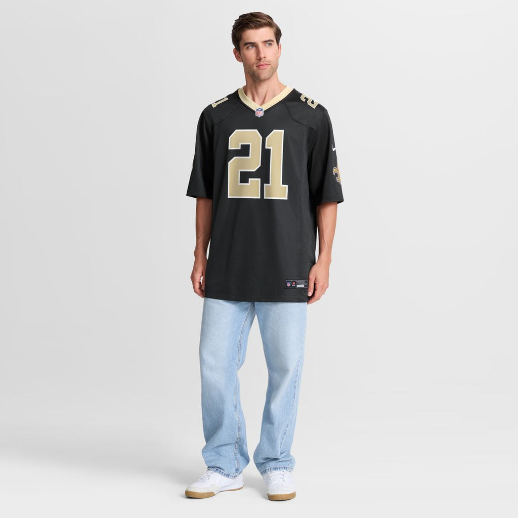 Justin Reid New Orleans Saints Nike Team Game Jersey -  Black