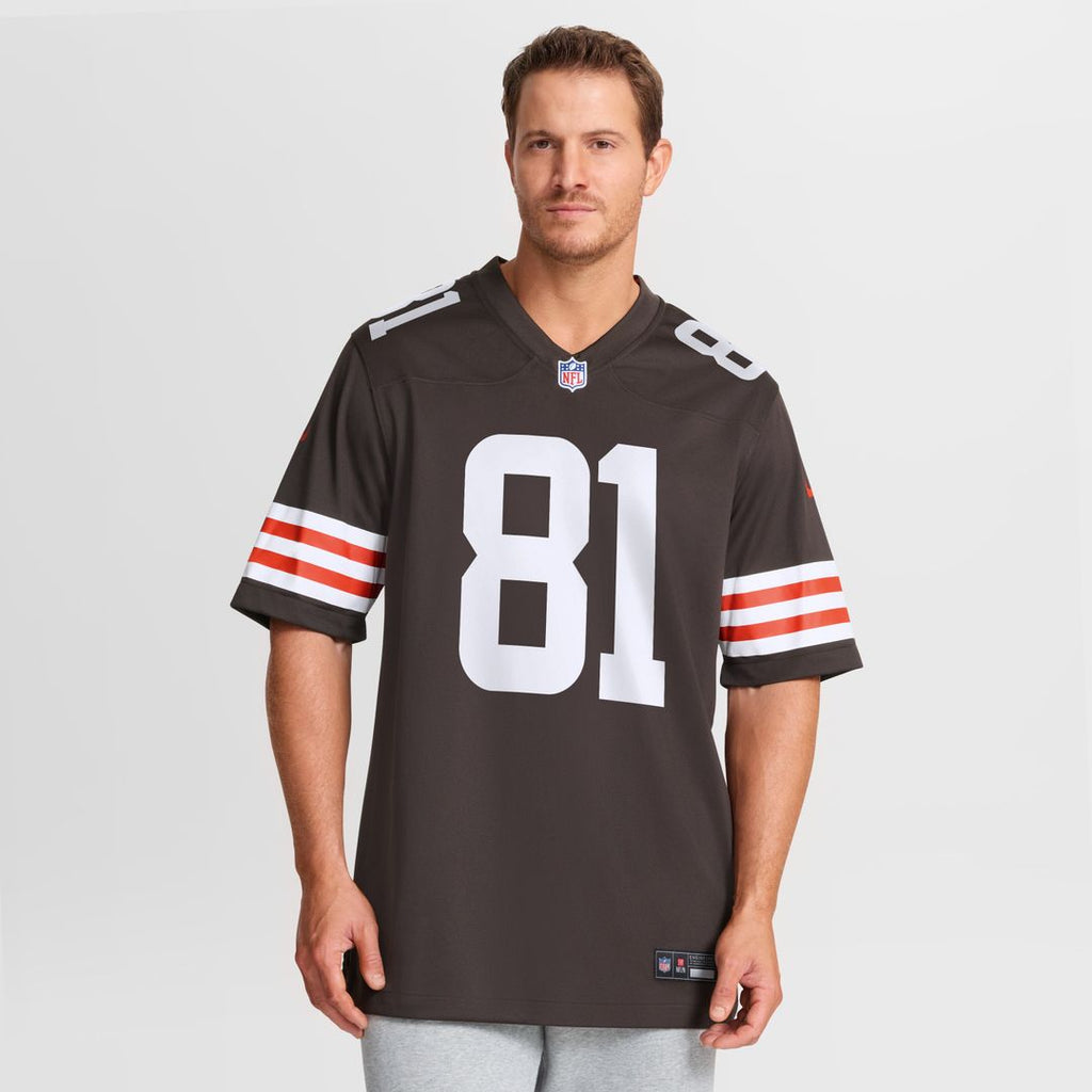 Luke Floriea Cleveland Browns Nike Team Game Jersey -  Brown