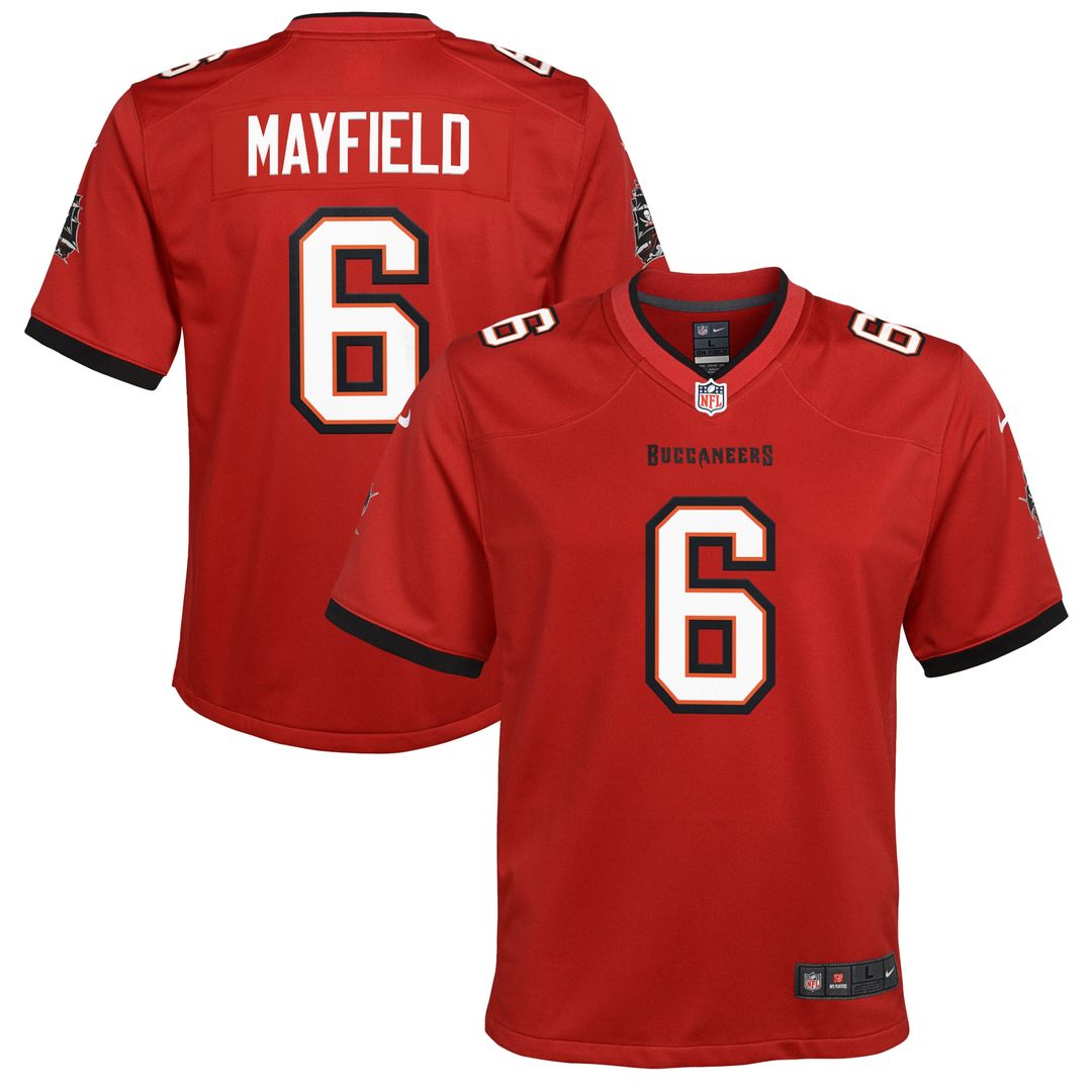 Baker Mayfield Tampa Bay Buccaneers Nike Youth Game Jersey - Pewter