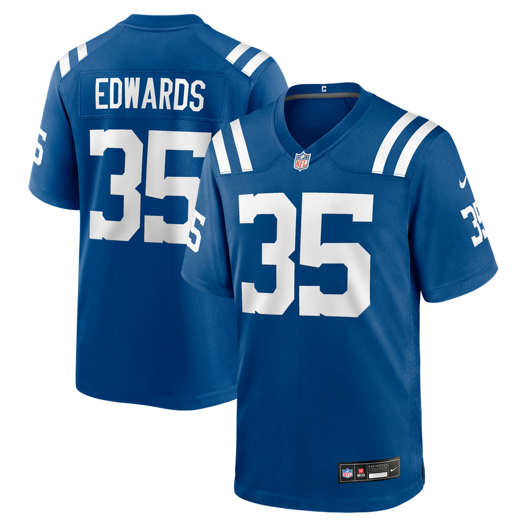 Johnathan Edwards Indianapolis Colts Nike Team Game Jersey -  Royal