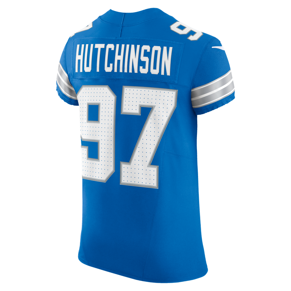 Aidan Hutchinson Detroit Lions Nike Alternate Vapor F.U.S.E. Elite Jersey - Black