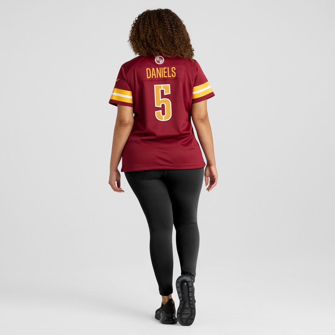 Jayden Daniels Washington Commanders Nike Women's Alternate Game Player Jersey - Black
