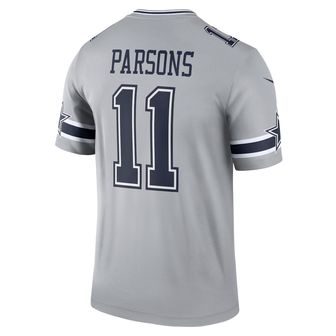 Micah Parsons Dallas Cowboys Nike Inverted Legend Player Performance Top -  Gray