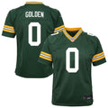 Matthew Golden Green Bay Packers Nike Youth Team Game Jersey - Green