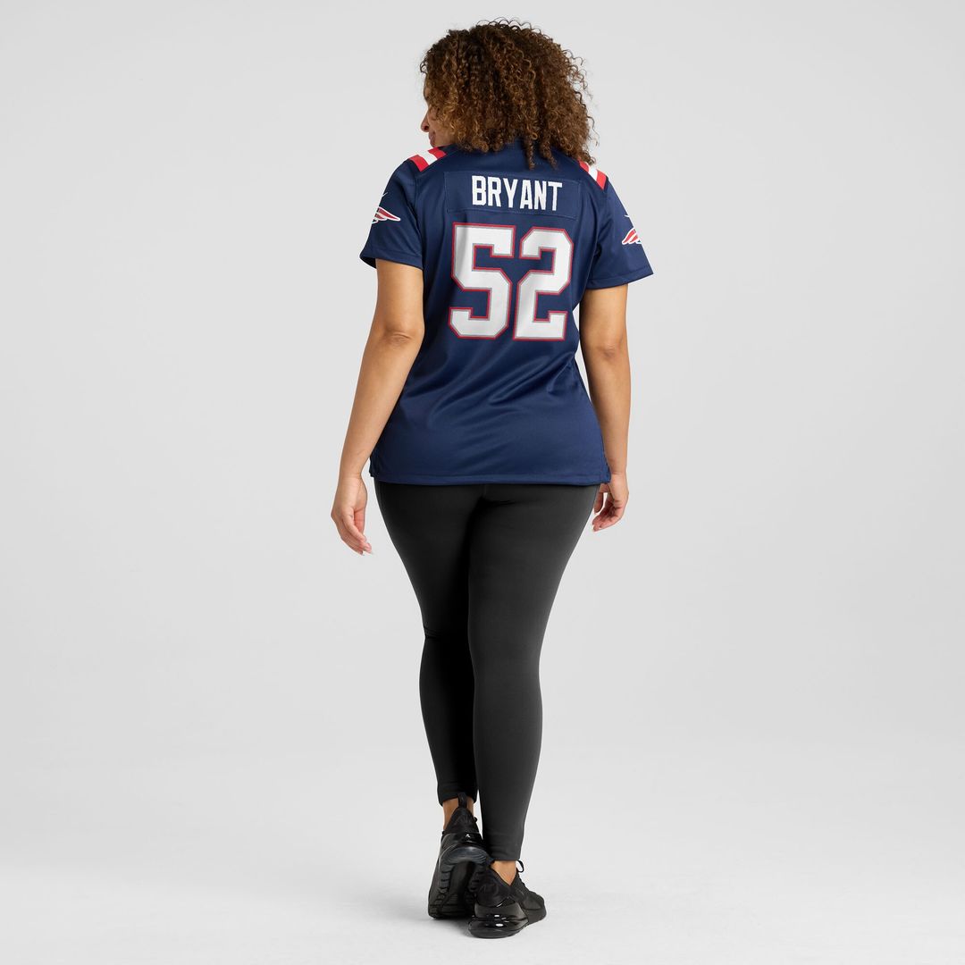 Marcus Bryant New England Patriots Nike Women's Team Game Jersey -  Navy