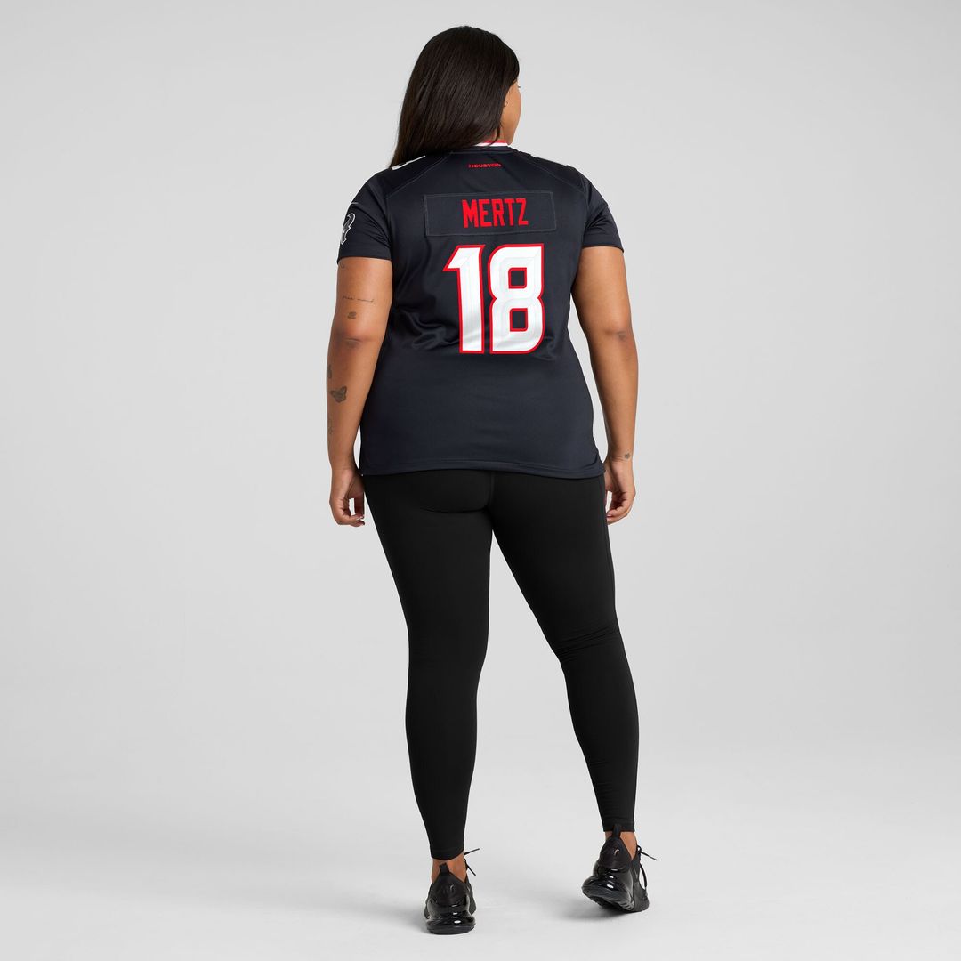 Graham Mertz Houston Texans Nike Women's Team Game Jersey -  Navy