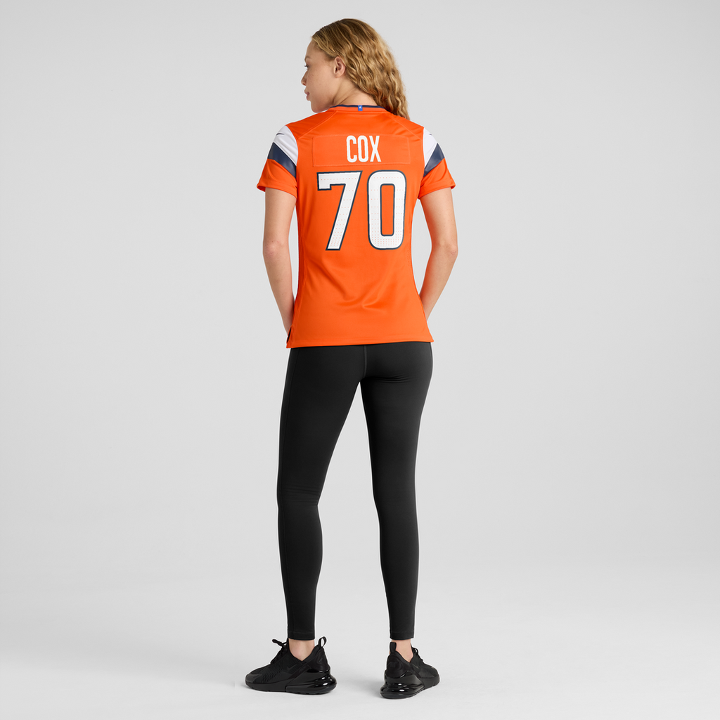 Marques Cox Denver Broncos Nike Women's Team Game Jersey -  Orange