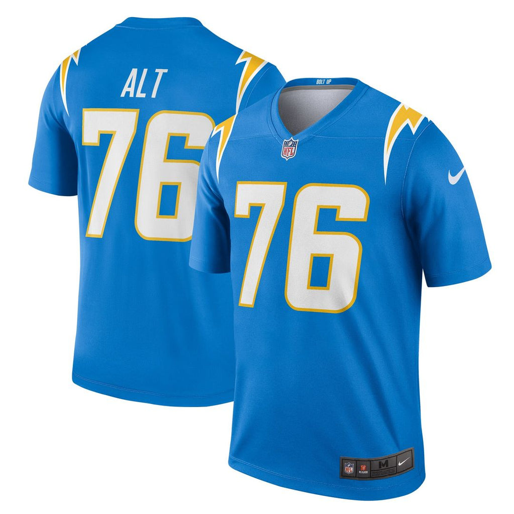 Joe Alt Los Angeles Chargers Nike Legend Player Performance Top - Powder Blue