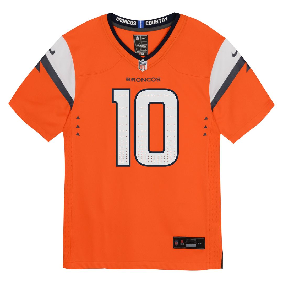 Bo Nix Denver Broncos Nike Infant Team  Player Game Jersey - Orange