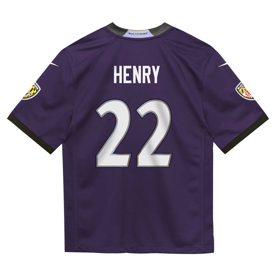 Derrick Henry Baltimore Ravens Nike Preschool Team Game Jersey - Purple