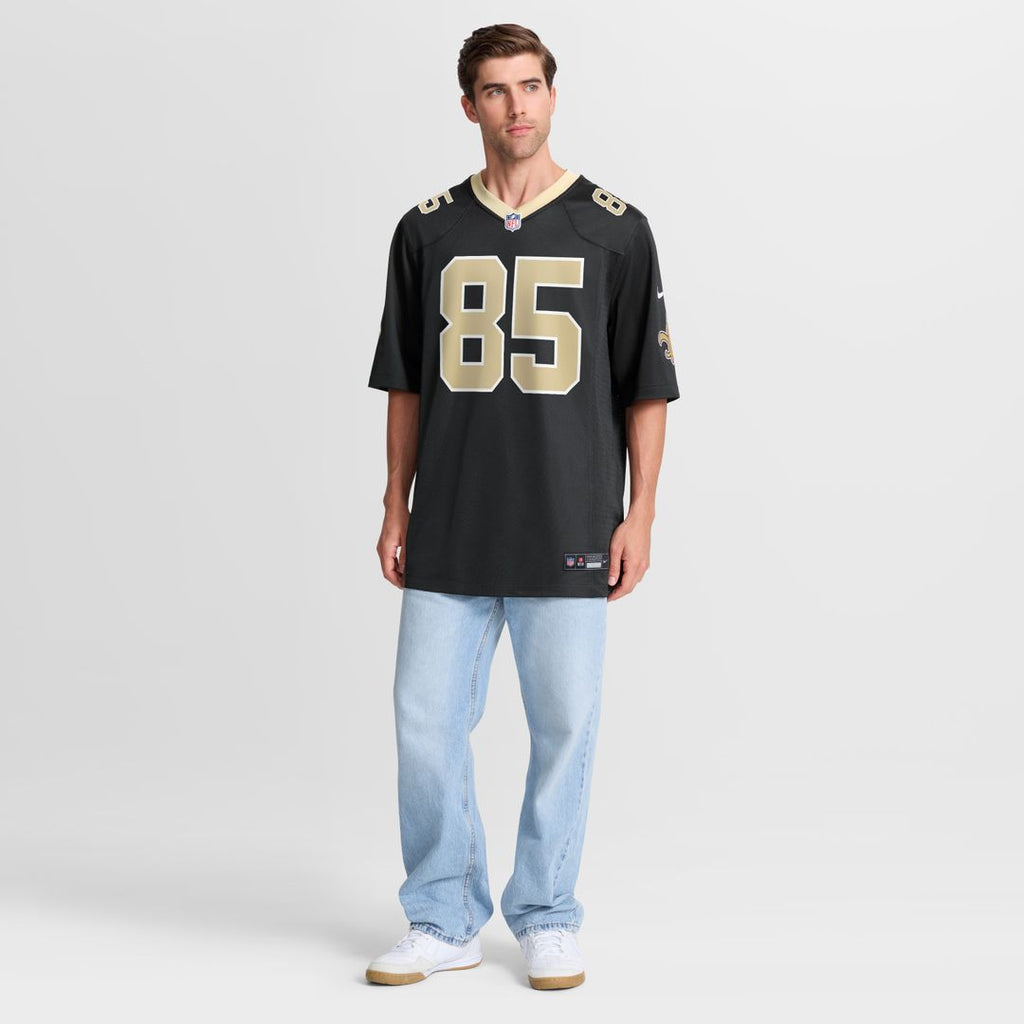 Jontre Kirklin New Orleans Saints Nike Team Game Jersey -  Black