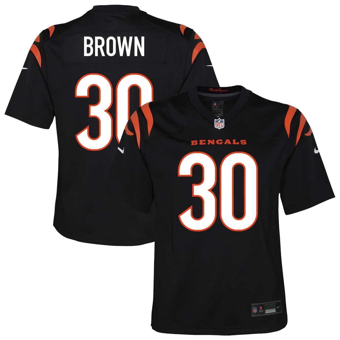 Chase Brown Cincinnati Bengals Nike Youth Youth - Black