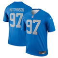 Aidan Hutchinson Detroit Lions Nike Legend Player Performance Top - Blue
