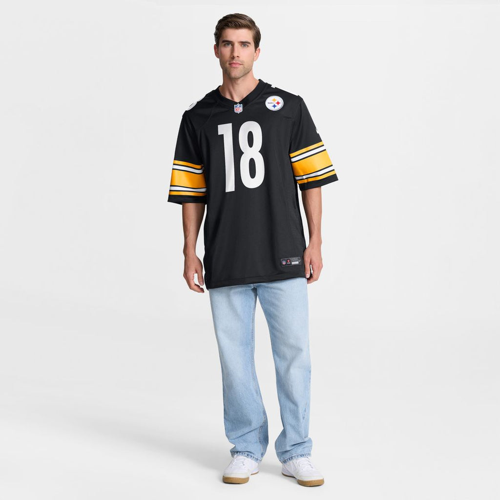 Will Howard Pittsburgh Steelers Nike Team Game Jersey -  Black