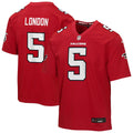 Drake London Atlanta Falcons Nike Youth Game Jersey - Red