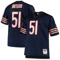 Dick Butkus Chicago Bears Mitchell & Ness Big & Tall 1966 Retired Player Replica Jersey - Navy