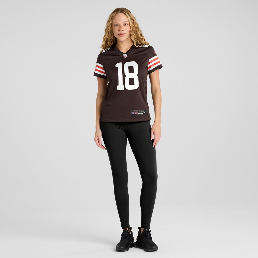 David Bell Cleveland Browns Nike Women's Game Jersey - Brown