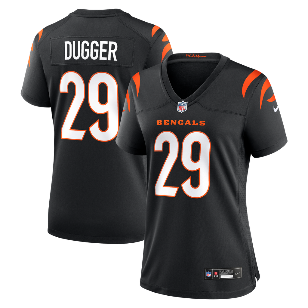 Kyle Dugger Cincinnati Bengals Nike Women's Team Game Jersey -  Black