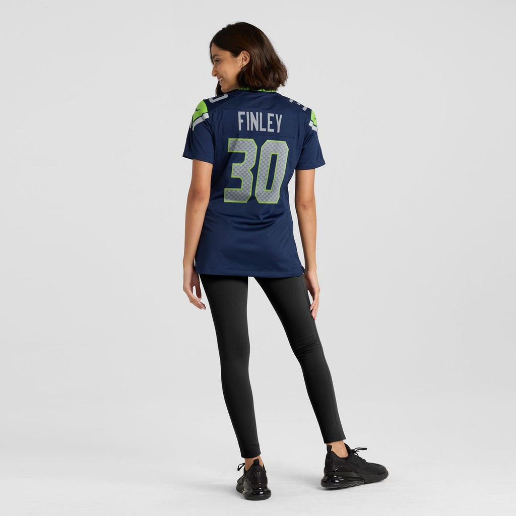 AJ Finley Seattle Seahawks Nike Women's Team Game Jersey -  College Navy