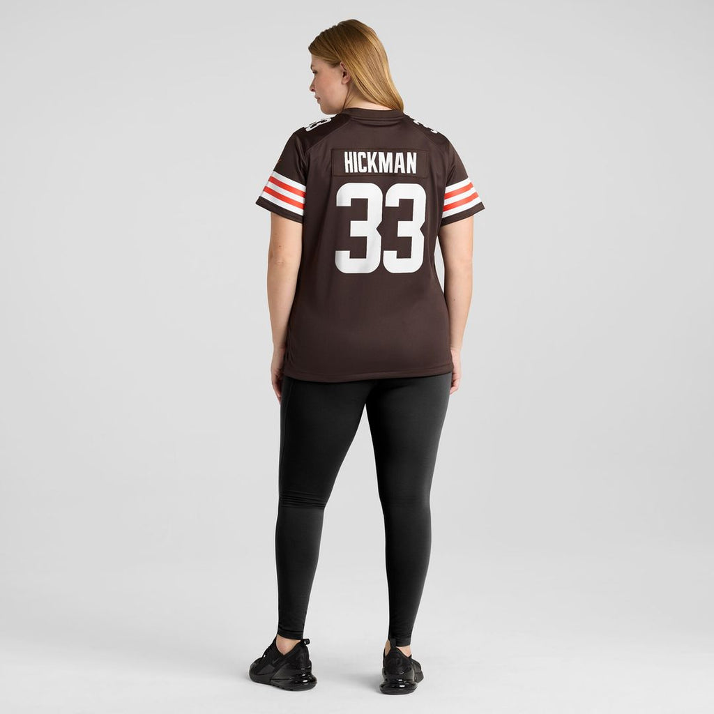 Ronnie Hickman Cleveland Browns Nike Women's Team Game Jersey -  Brown