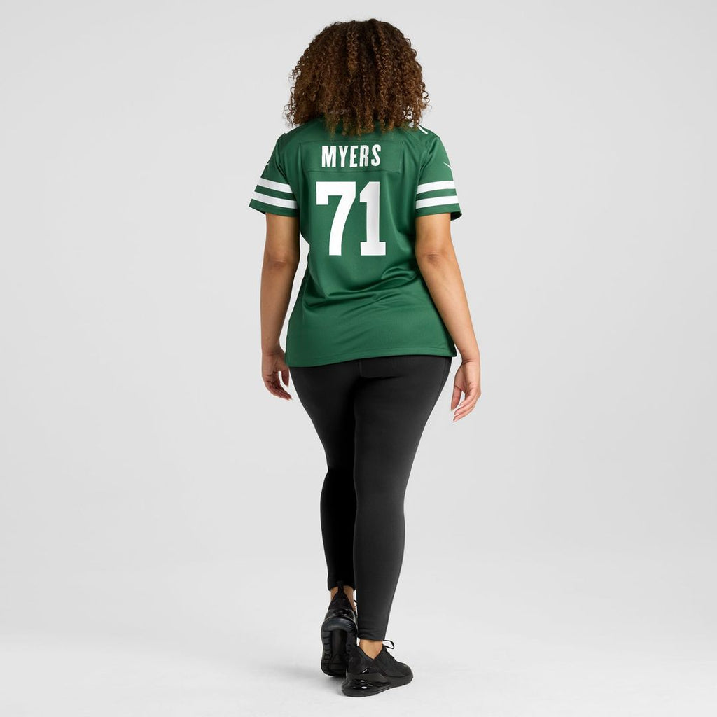 Josh Myers New York Jets Nike Women's Game Jersey - Legacy Green