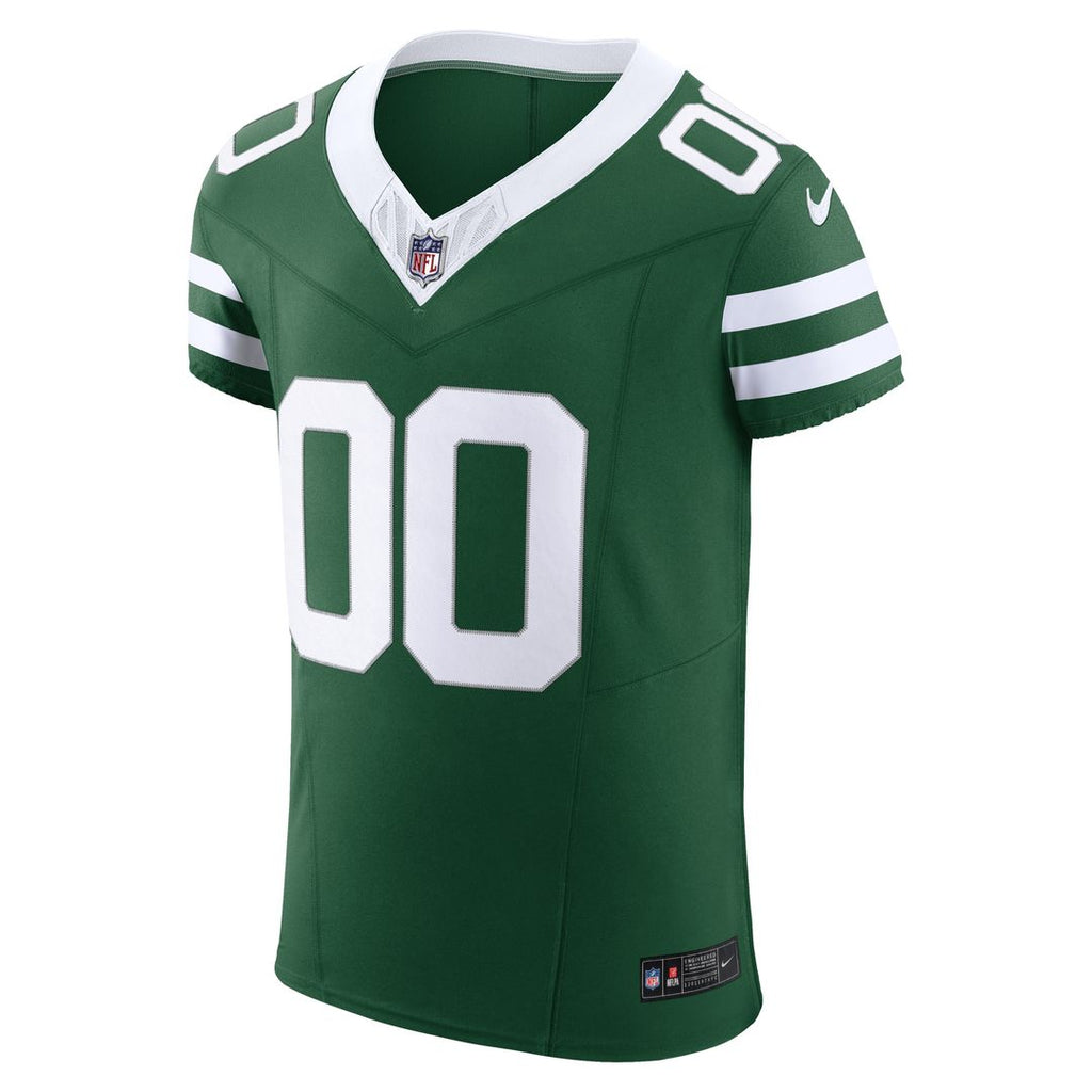 New York Jets Nike Alternate Vapor F.U.S.E. Elite Custom Jersey - Legacy Black