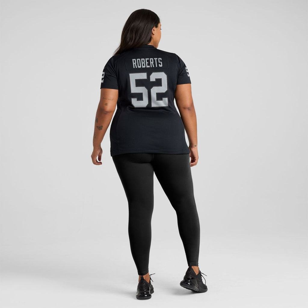 Elandon Roberts Las Vegas Raiders Nike Women's Team Game Jersey -  Black