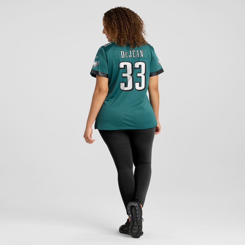 Cooper DeJean Philadelphia Eagles Nike Women's Team Game Jersey - Midnight Green