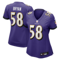 Taven Bryan Baltimore Ravens Nike Women's Team Game Jersey -  Purple