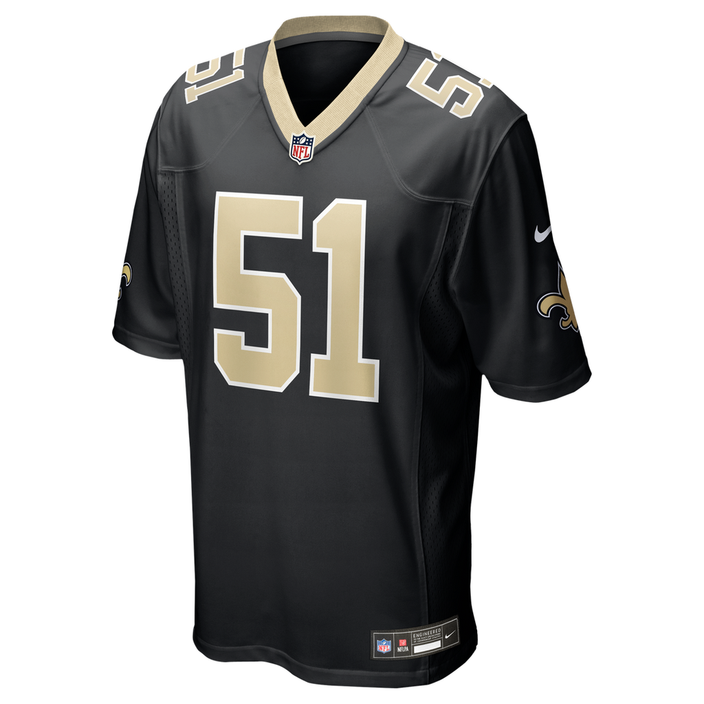Cesar Ruiz New Orleans Saints Nike Game Jersey - Black