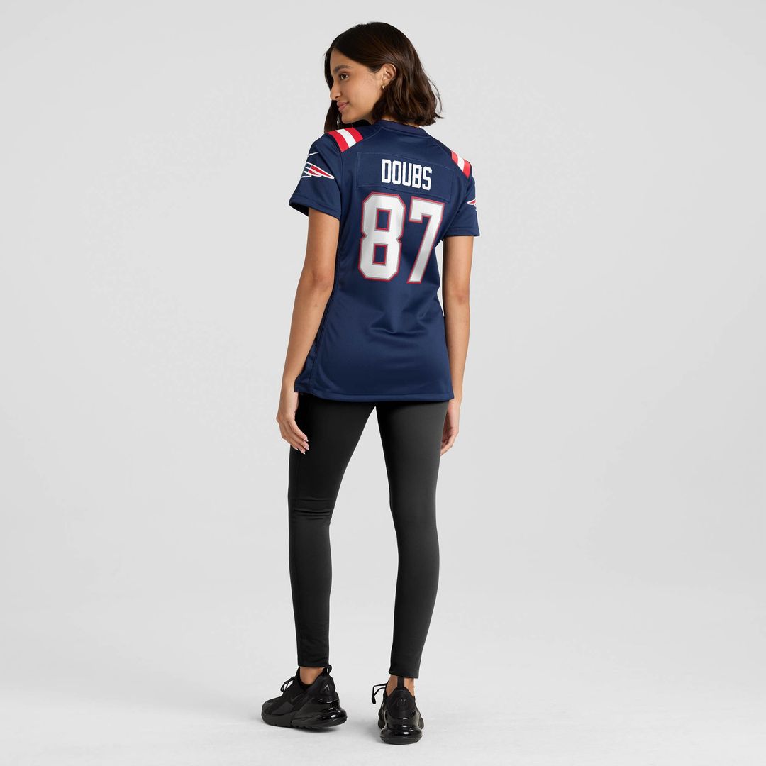 Romeo Doubs New England Patriots Nike Women's Game Jersey - Navy