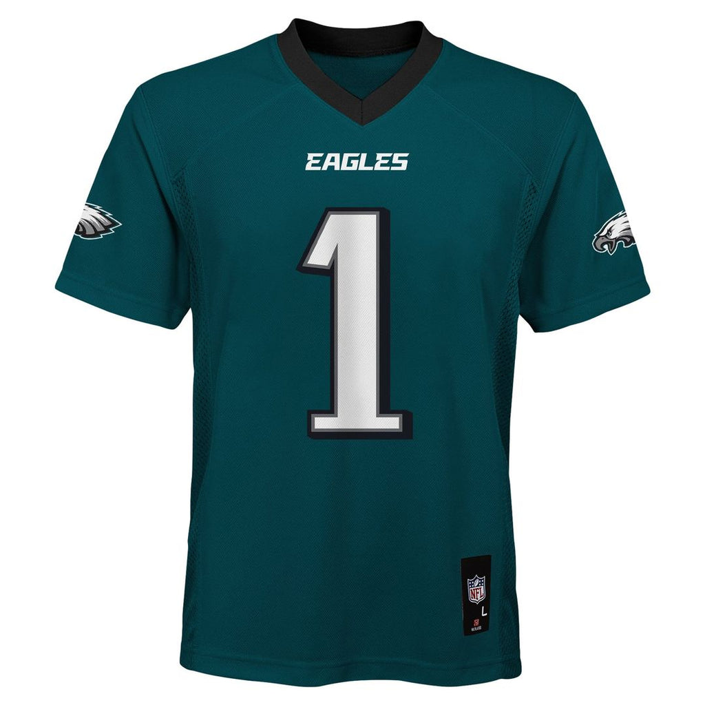 Jalen Hurts Philadelphia Eagles Youth Replica Player Jersey - Midnight Green