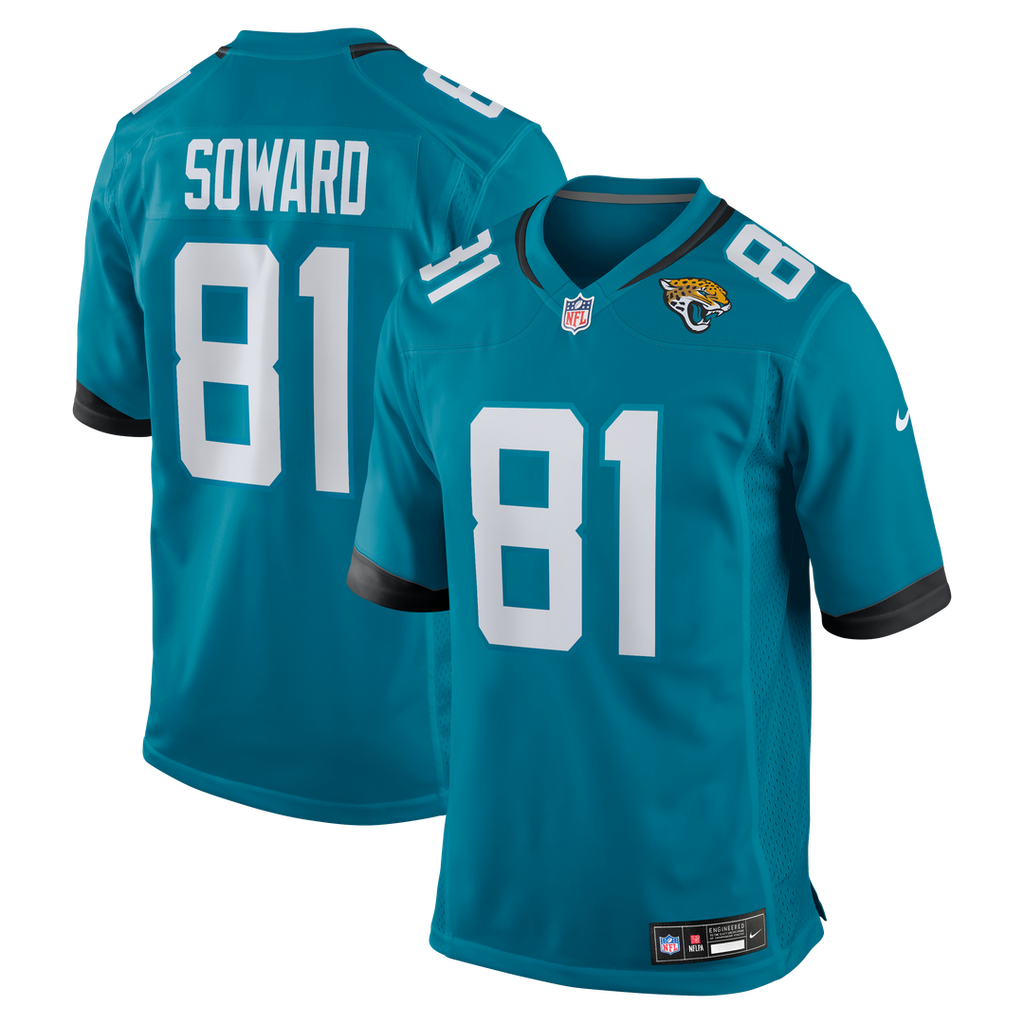 R. Jay Soward Jacksonville Jaguars Nike Retired Player Team Game Jersey -  Teal