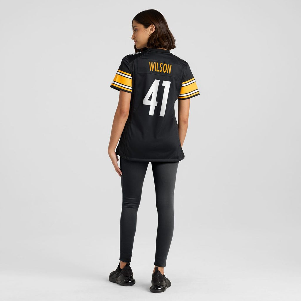 Payton Wilson Pittsburgh Steelers Nike Women's Team Game Jersey -  Black
