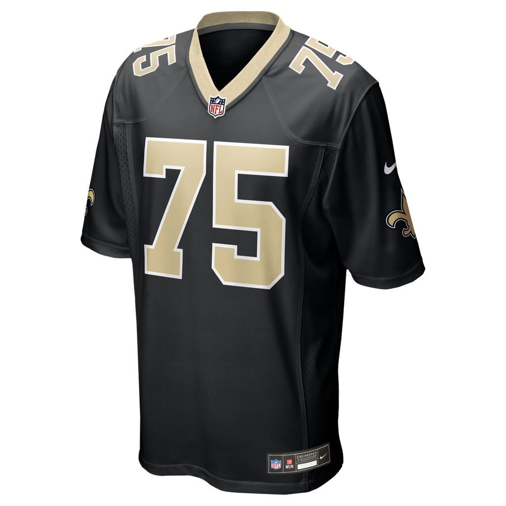 Taliese Fuaga New Orleans Saints Nike  Player Game Jersey - Black