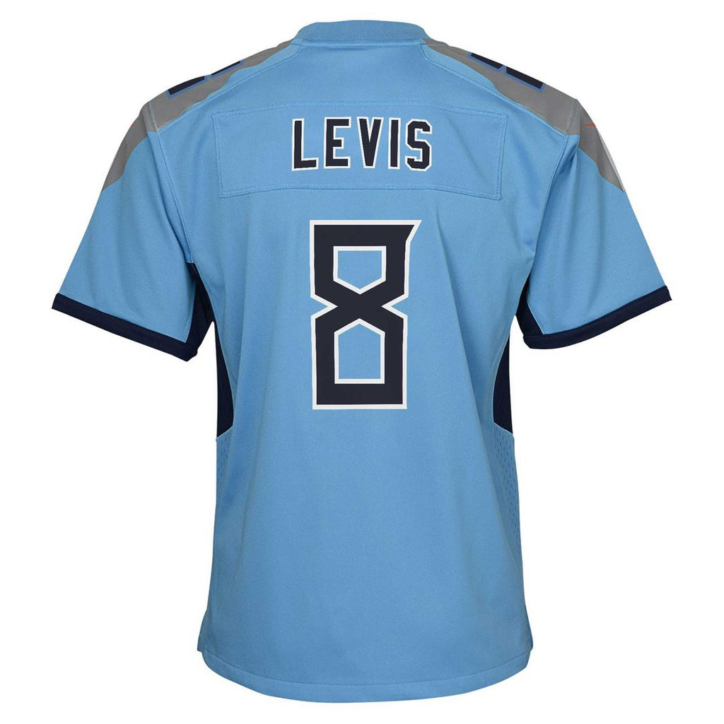 Will Levis Tennessee Titans Nike Youth Game Jersey - Light Blue