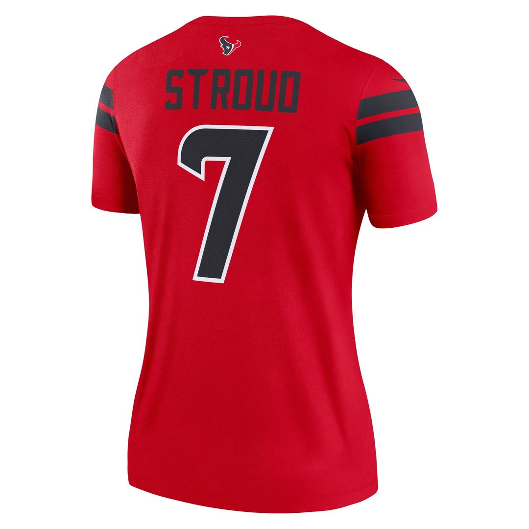 C.J. Stroud Houston Texans Nike Women's Alternate Legend Player Performance Top -  Navy