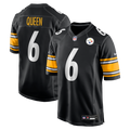 Patrick Queen Pittsburgh Steelers Nike Game Player Jersey - Black