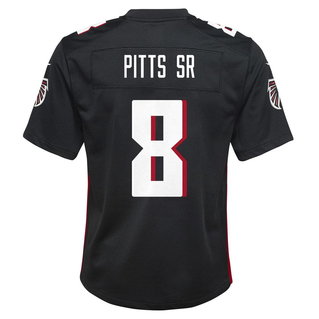 Kyle Pitts Sr. Atlanta Falcons Nike Youth Game Jersey - Black