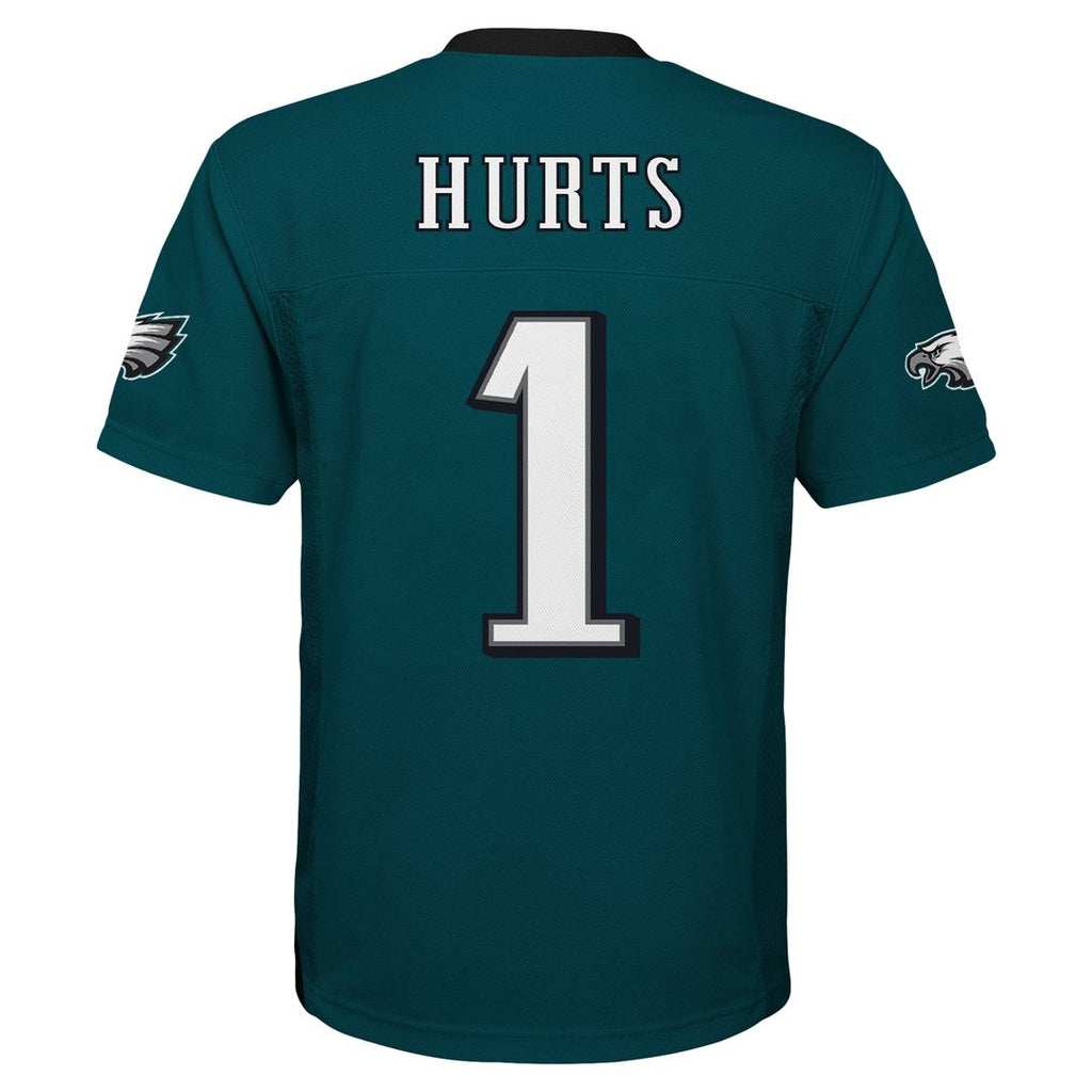 Jalen Hurts Philadelphia Eagles Youth Replica Player Jersey - Midnight Green