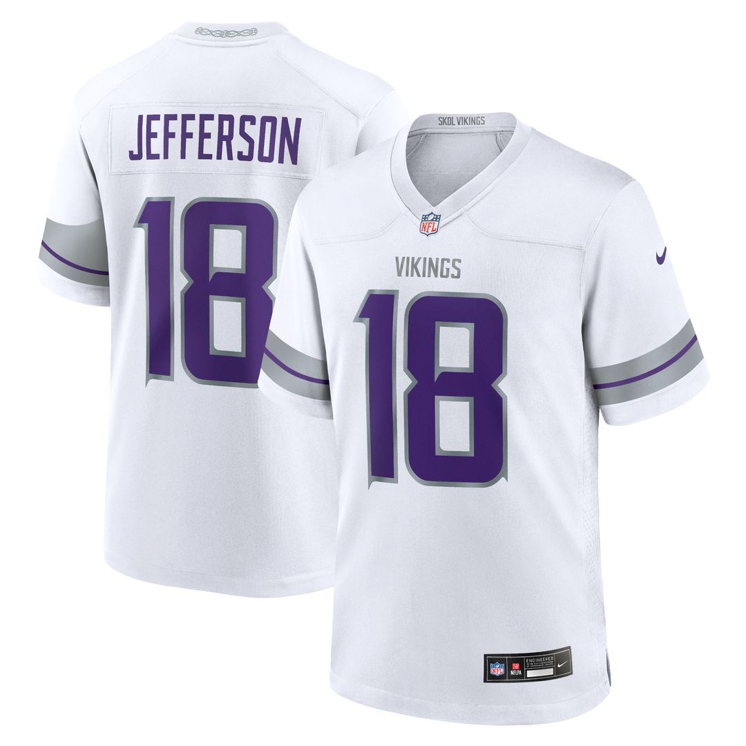 Justin Jefferson Minnesota Vikings Nike Youth Game Jersey - Purple