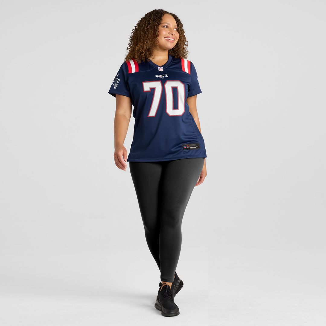 Caedan Wallace New England Patriots Nike Women's Game Jersey - Navy